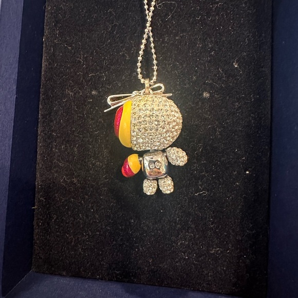 RARE Swarovski Erika crystal pendant with bow - Picture 3 of 5